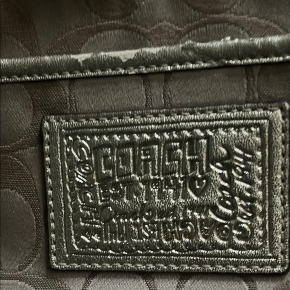 Coach Signature Poppy Crossbody Bag - Brown & Multi EUC COA - Picture 8 of 16